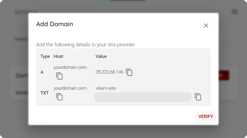 Custom domains and Web App